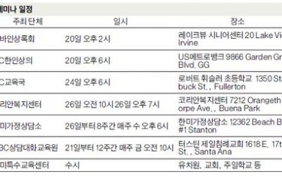 노동법유산상속·왕따 방지까지…세미나 풍년