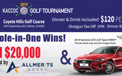 2019 KACCOC ANNUAL GOLF TOURNAMENT-April 30th